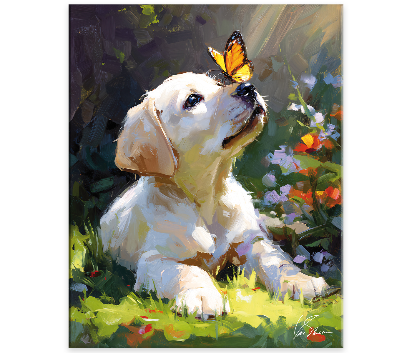 Картина на холсте FRIEND / ДРУГ арт.8245121