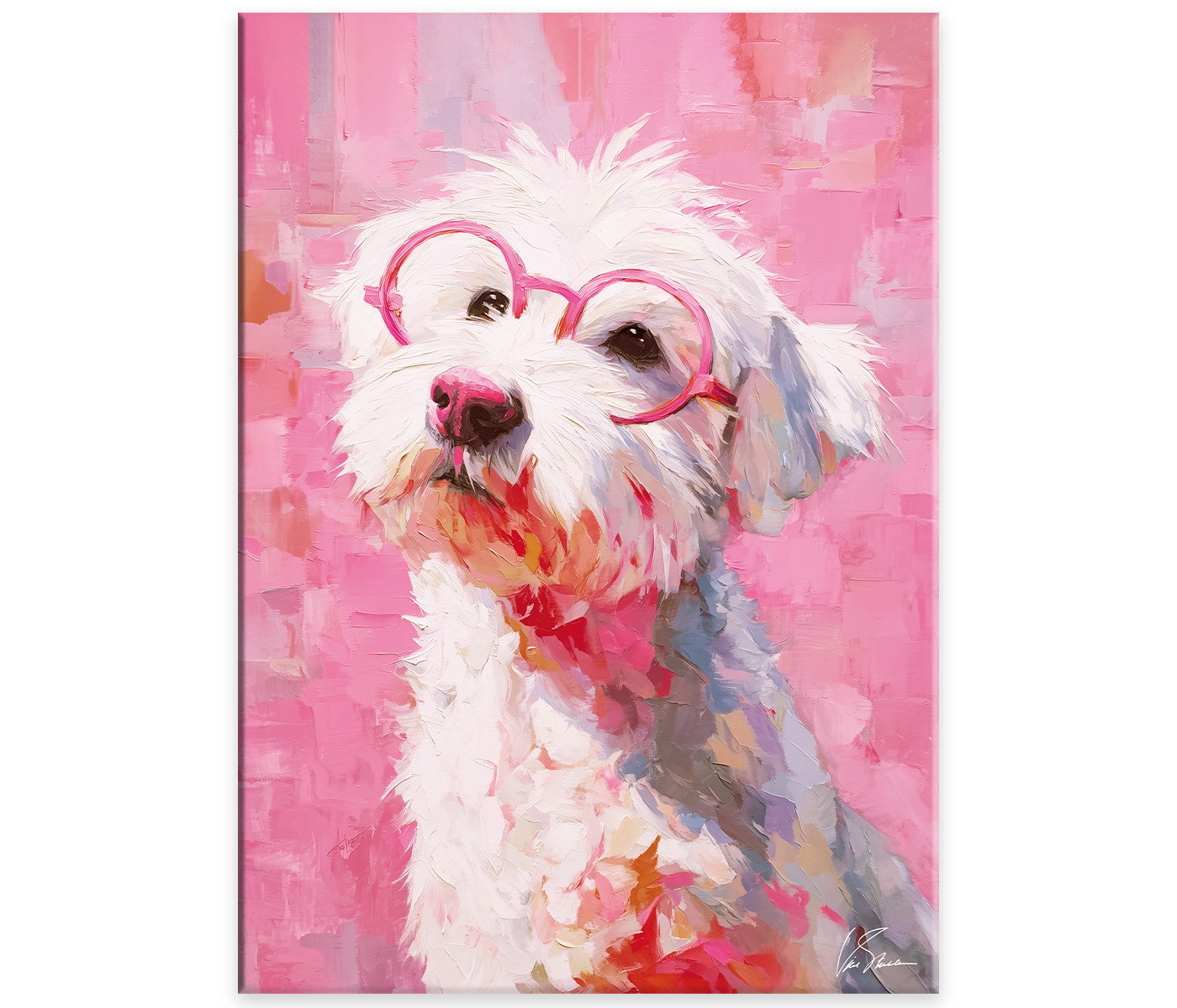 Картина на холсте PINK MOOD / РОЗОВОЕ НАСТРОЕНИЕ арт.8257127