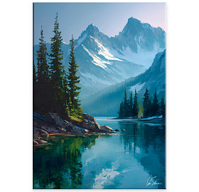 Картина на холсте ALTAI / АЛТАЙ арт.8257144